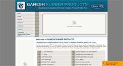 Desktop Screenshot of ganeshrubber.net